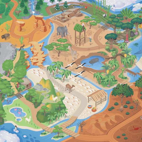 Safari playmat