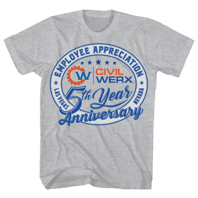 5 year anniversary shirt