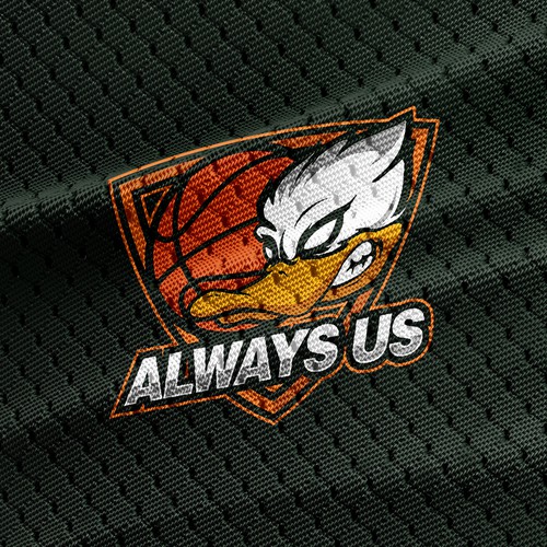 Basketball Logo for Always Us - Your Winning Logo Featured on Major Sports Network Design réalisé par Apoteósico