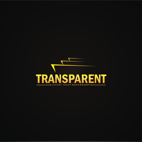 logo for TRANSPARENT Luxury Yacht Management Design by aank93