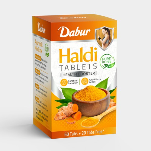 Premiumising Dabur's Pure Herbs range Design by Creative Selection