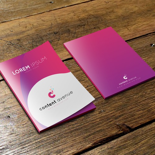 Design vincitore del contest "Créer un logo renvoyant une image à la fois créative et institutionnelle pour Content Avenue" realizzato da Logo e social media