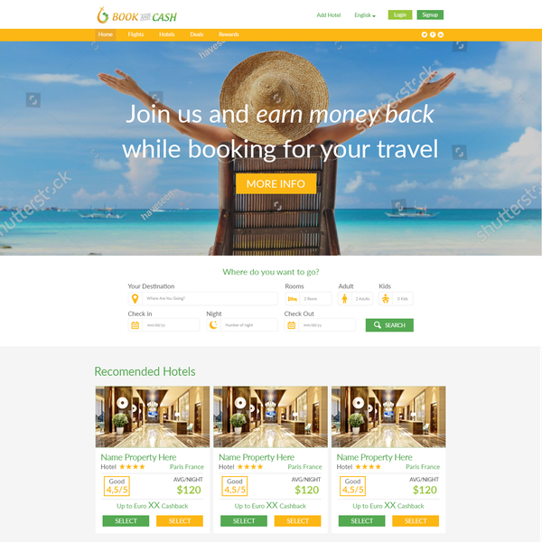 Web Design For Book and Cash from 1to1 Project