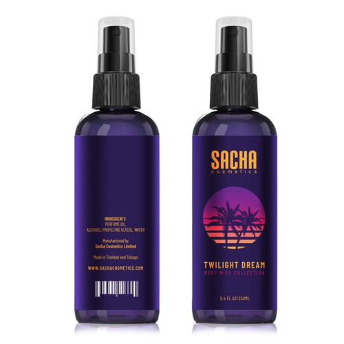 Sacha Body Mist Design réalisé par ve_sta