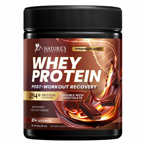 Tasty Whey Protein Chocolate Design Needed for Nature's Nutrition Design von Davi Giolo ★