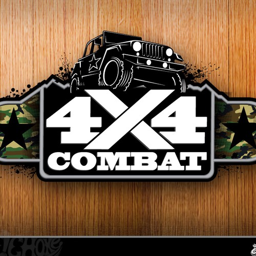 logo for 4x4 COMBAT Design by RA_Graphics