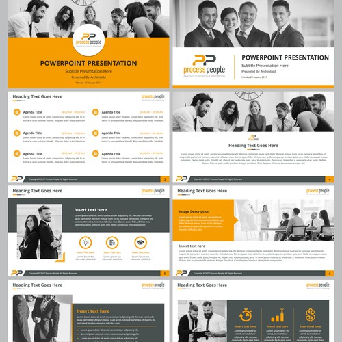 PowerPoint template contest entry by Chachan234