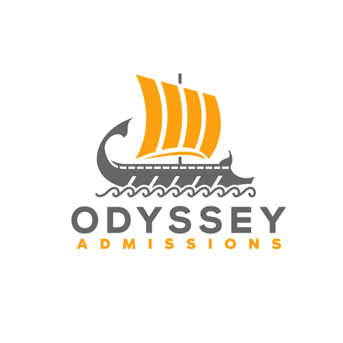 Modern visual of the "The Odyssey" (boat, Greek mythology, etc.) Réalisé par lostfortydesigns