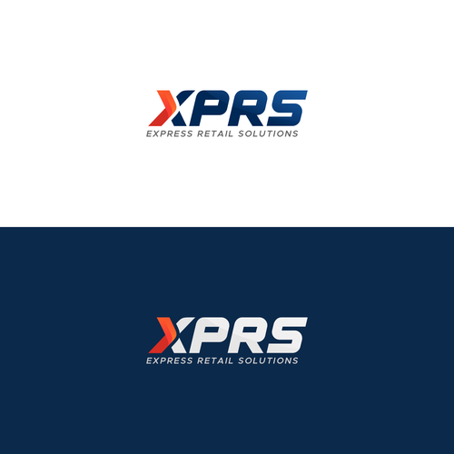 XPRS Express Retail Solutions Logo. Mass distribution company Diseño de Bayudaswara