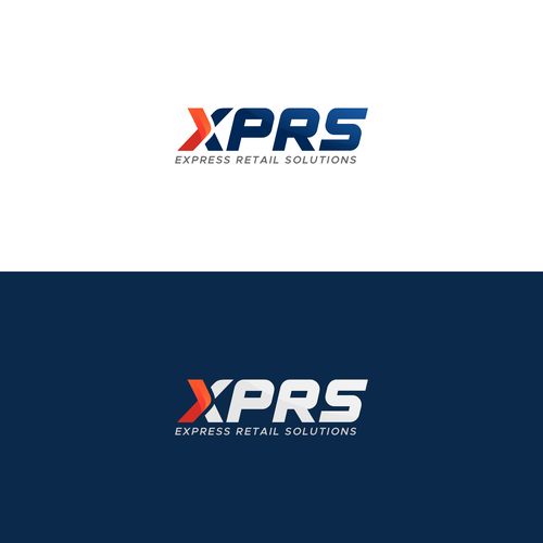 XPRS Express Retail Solutions Logo. Mass distribution company Design by bayudaswara