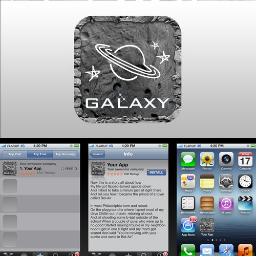 iOS Space Game Needs Logo and Icon Ontwerp door Graphikool
