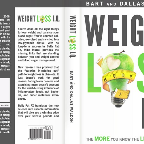 Design a creative and simple cover for weight loss book Design by Milica M.