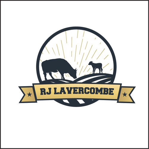 Cattle Farming Logo Design by DADDesigns