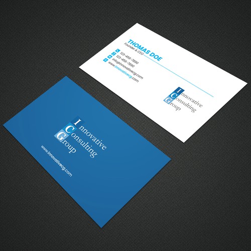 Design di ICG Business Cards di Naim Uddin