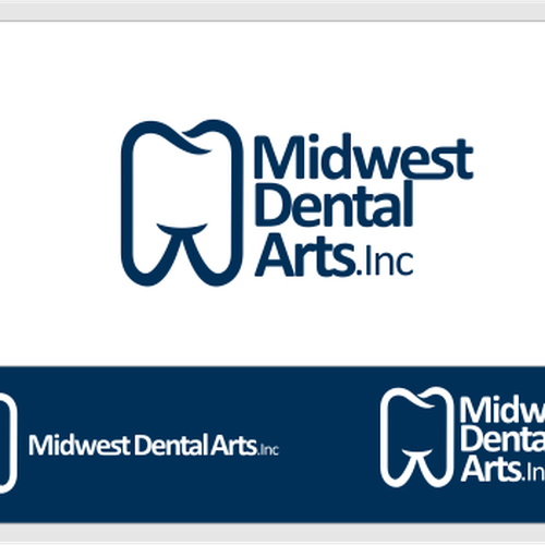 Create a logo for a cutting edge dental laboratory, Midwest Dental Arts, Inc. Design by masjacky