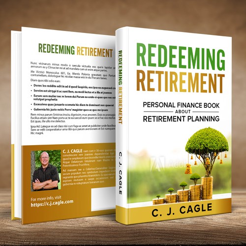 Redeeming Retirement Book Cover Design Design by Sam Art Studio