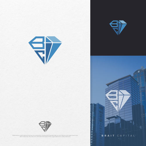 Design a powerful logo that bring diamond to shine for commercial real estate Design by alqarni Studio