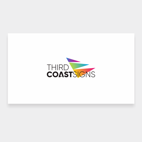 New vibrant business logo and branding for a sign making company serving Chicago Design by ntôþ