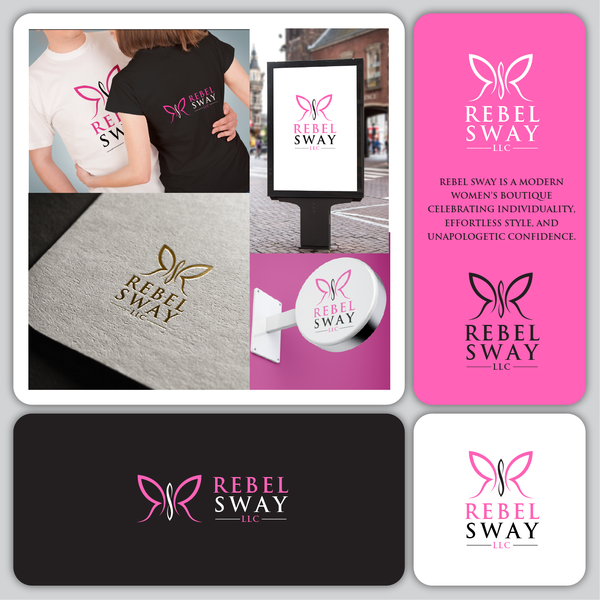 Clever logo for Rebel Sway