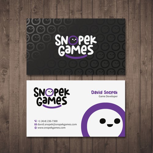 Business Cards for an indie Game Developer Design by Tcmenk