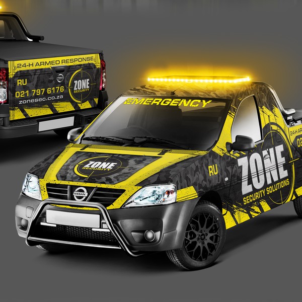 Badass Wrap for a Security Company