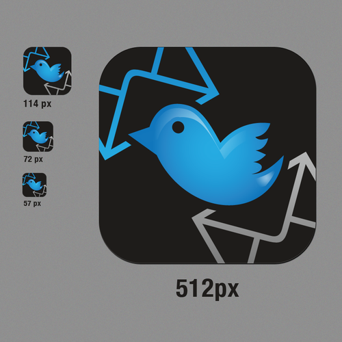 Create iOS App Icon for TwitChat™ for Twitter  Design by akaVanyok