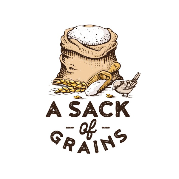 A sack of grains