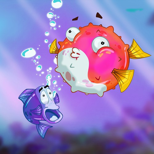 The Farting Fish Design by Sticky Kraken