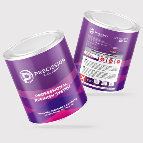 Design Label for Professional Automotive Refinish Products por binggo™