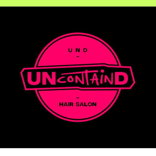 Design Think UNcontainD - Logo for Cutting Edge Hair Salon di pxnstudio°