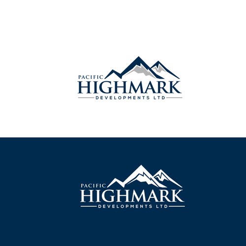 Mountain logo for high-end development company Diseño de kuroko10*