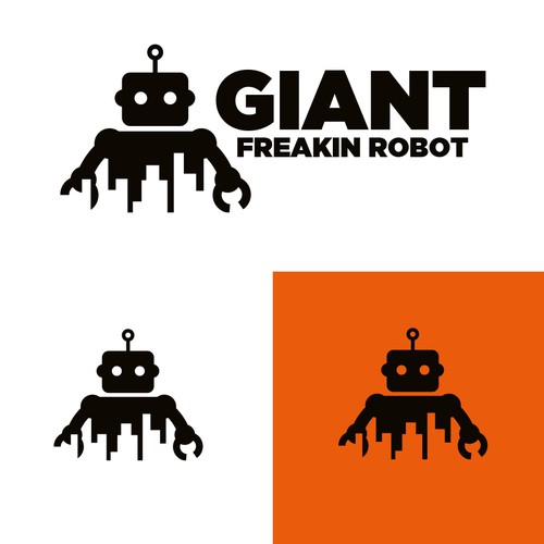 Minimalist, Classy Giant Robot Logo Wanted Design réalisé par TJCD