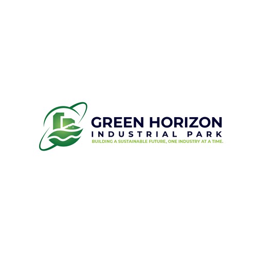 Green Horizon Industrial park Logo Design by AjiCahyaF