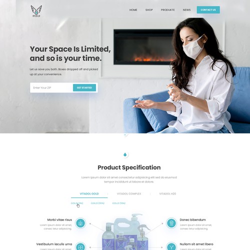 Web page design contest entry by ⚡️unbox.style⚡️