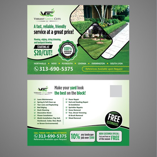 Lawn and Landscape Advertisement Design by Dzhafir