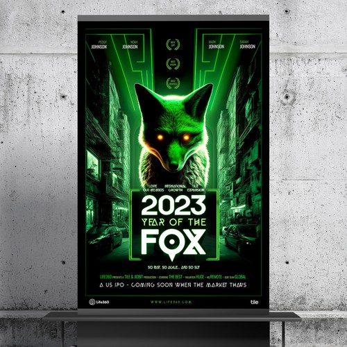 Design di Life360 2023 Year of the Fox Poster di roppix