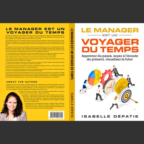 Cover for a French book about management - Fun work ! :)-ontwerp door Colibrian