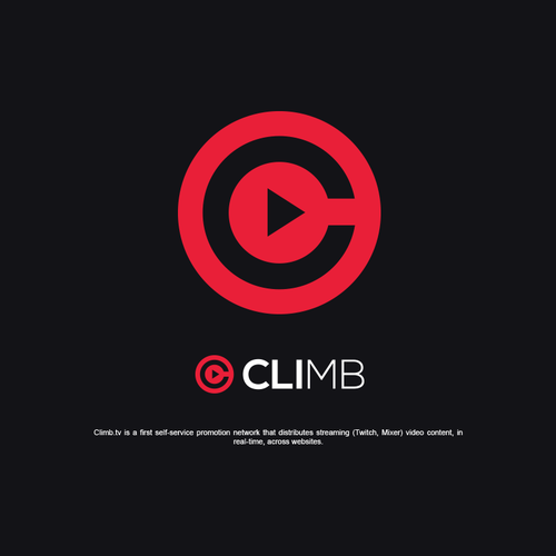 Logo redesign for live stream promotion network Design by Jacob Gomes