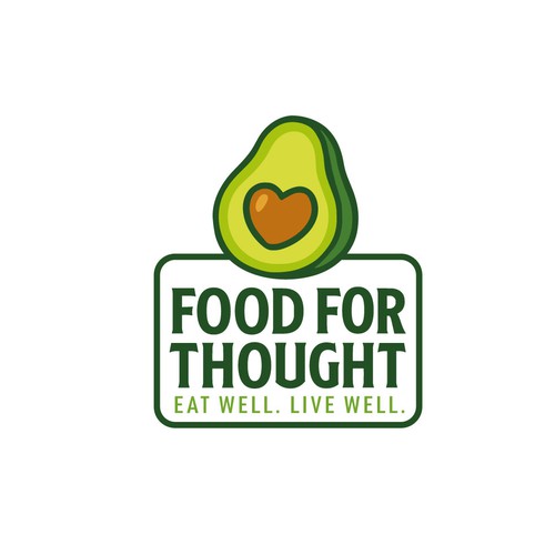 Fresh, Playful Island-Inspired Logo for Food For Thought – Organic Café & Market in the Florida Keys Design by marianaa