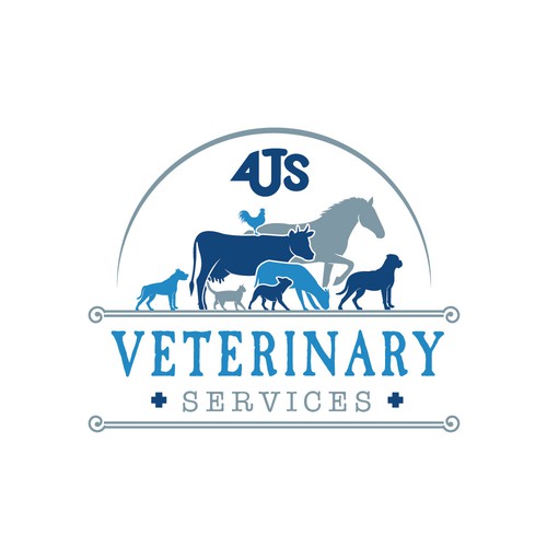 Designs Mixed animal veterinarian logo Logo design contest