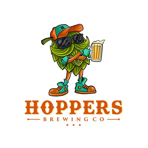 コンペ「Design a logo for an Australian hip craft beer brewery close to the beach」のデザイン by Hadeboga Studioさん 