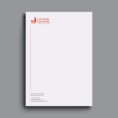 Stationery contest entry by Hasanssin