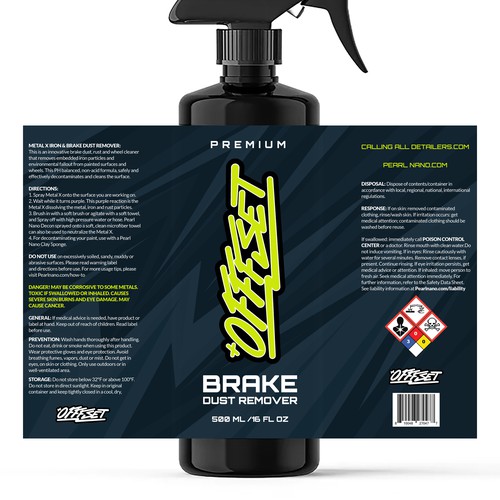 Offfset Premium Brake Dust Remover