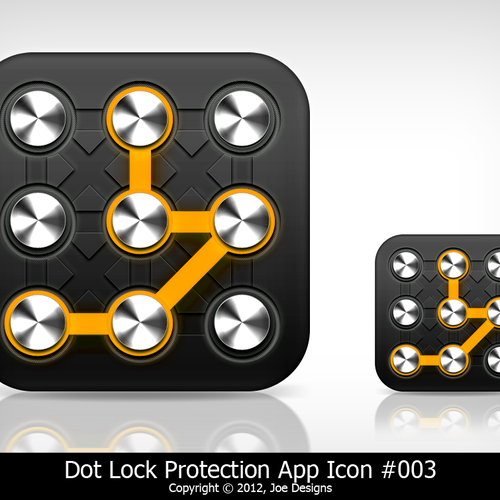Help Dot Lock Protection App with a new button or icon Design por Joekirei