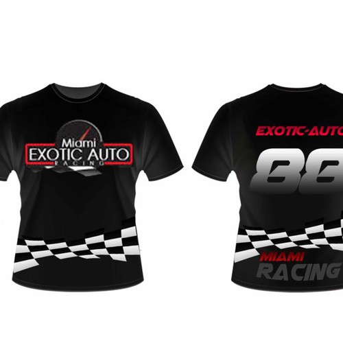 Exotic Car Racing T-shirt design | T-shirt contest