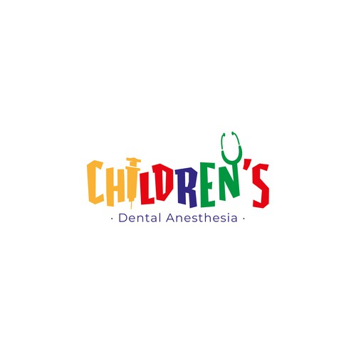 Children’s dental anesthesia company logo Design by +vectorsm