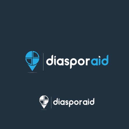 Design a powerful logo for diasporaid, an impact-oriented network/platform for expats Design by JosephA