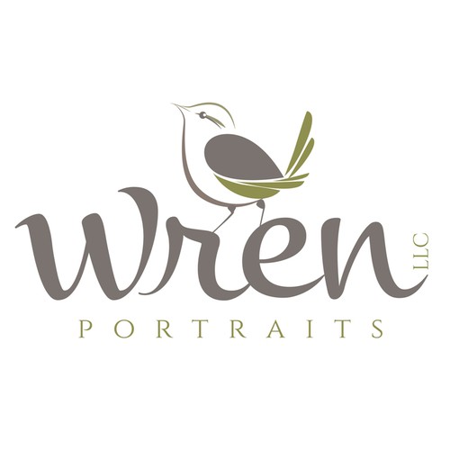 Create a fun logo for Wren Portraits, a family oriented portrait photographer Design réalisé par DiannaD.