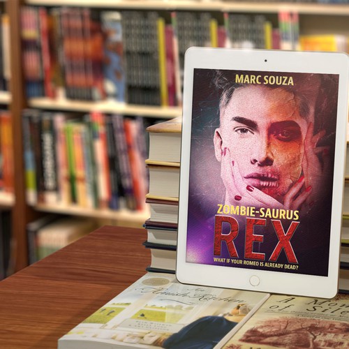 Create a young adult book cover for Zombie-saurus Rex Design by easy123