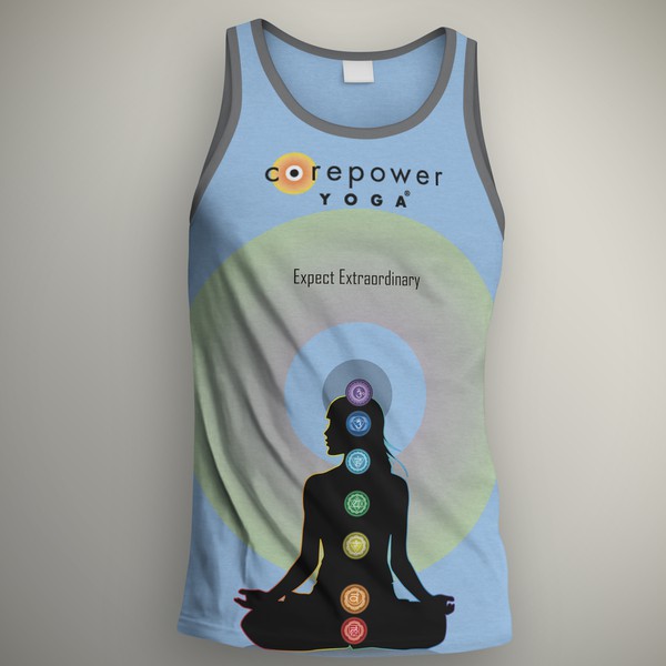 Design by Red Inc Studio titled "CorePower Yoga - Expect Extraordinary"